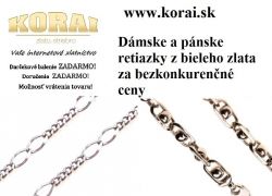 Z bieleho zlata retiazky KORAI