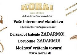 Internetový obchod so šperkami KORAI
