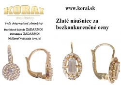 Zlaté náušnice KORAI