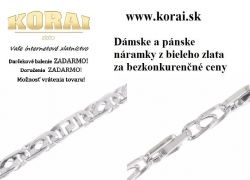 Náramky z bieleho zlata od KORAI
