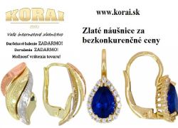 Zlaté náušnice od KORAI
