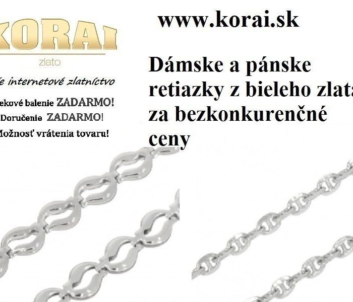 Retiazky z bieleho zlata KORAI