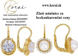 Zlaté náušnice KORAI