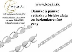 Retiazky z bieleho zlata od KORAI