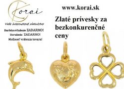 Zlaté prívesky KORAI