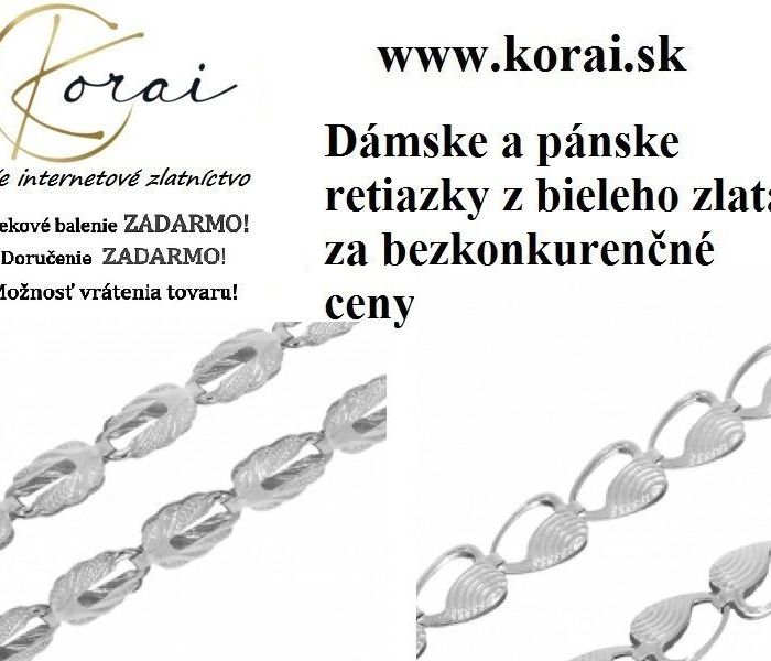 Retiazky z bieleho zlata Korai
