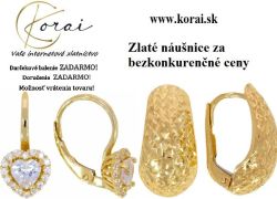 Zlaté náušnice Korai